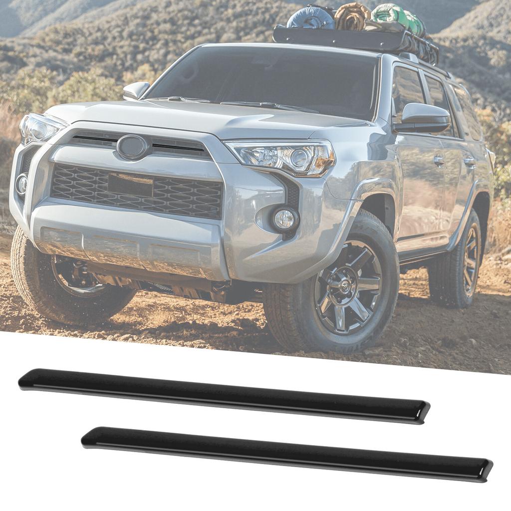 Matte Black Overlay Front Center Grill Cover Trim ert Bezel For 4Runner 20-23