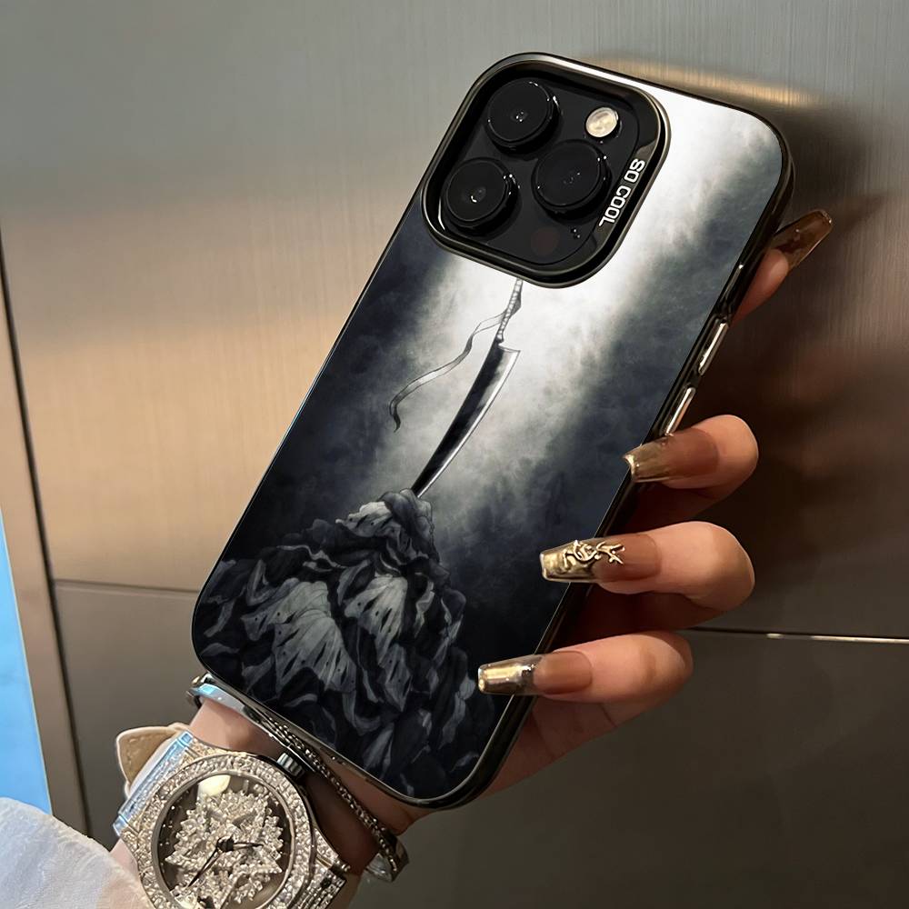 

Горячий аниме-B-L-E-A-C-H Чехол для телефона iPhone 17,16,15,14,13,12,11 Plus Pro Max Цветной Серебряный Чехол для телефона iPhone13Pro