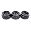 3pcs AC Switch Knobs Air Conditioning Heat Control Knob for Platz Vios Vitz Yaris Ho X Black