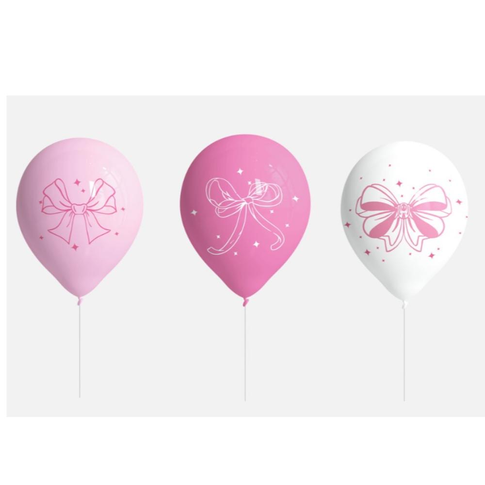 Bow Theme Happy Birthday Banner Paper Backdrop Decor New Hanging Garland  Party Supplies