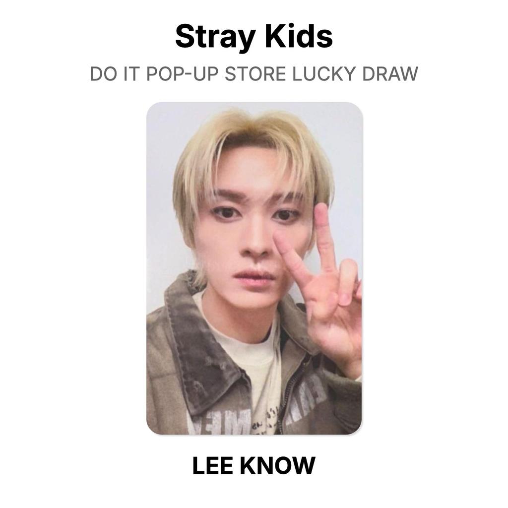 Stray Kids DO IT POP-UP STORE LUCKY DRAW Official Photocard