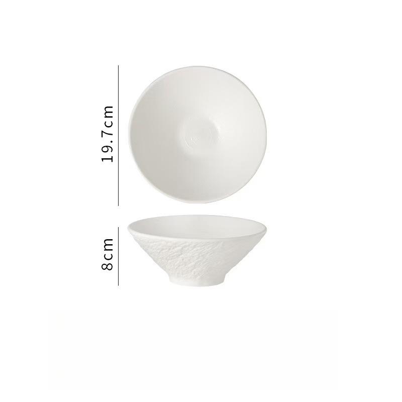 Japanese Vintage Porcelain Bowl Creative Homehold Lamian Noodles Instant Noodle Bowl Vegetable Salad Rice Soup Bowls Kitchenware