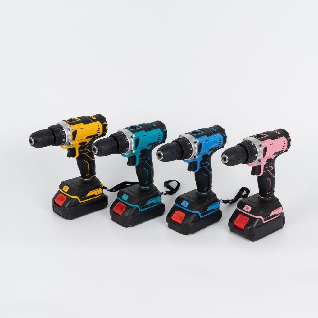 High-Power Multi-Functional Lithium Rechargeable Impact Drill - Household & Professional Use