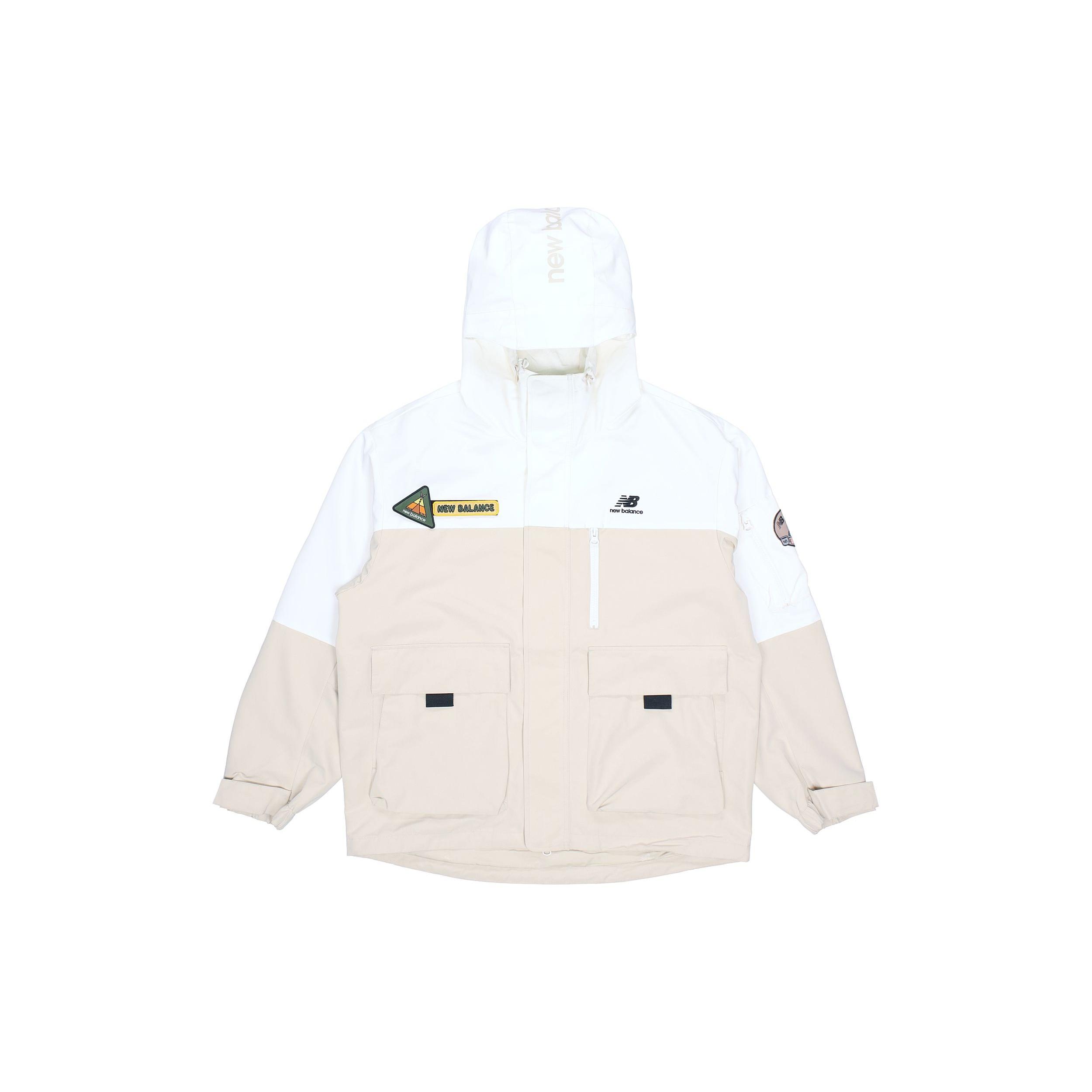 New Balance x JHI Cargo Jacket Asia Sizing White Beige Unisex NAA89023-IV XL