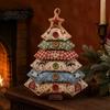 Handmade Seasonal Home Decor DIY Quilted Fabric Tree Kit Halloween Sewing Craft Creative Gift for Lovers Christmas Hanging Ornament Holiday Projects