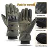 Men's Fleece-Lined Ski Gloves: Warm, Cold-Proof, Non-Slip, Wear-Resistant for Winter Cycling, Mountaineering, Outdoor Training, and Motorcycling.