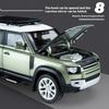 1/18 Scale Land Rover Large Defender 110 Alloy Car Model Toy Gift, Simulated Sound and Light Children's Toy Car, Birthday Gift for Boys