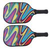 1 Pair Pickleball Paddle Fiberglass Enlarge Plate PVC Edging Beehive Pickleball Training Paddle for