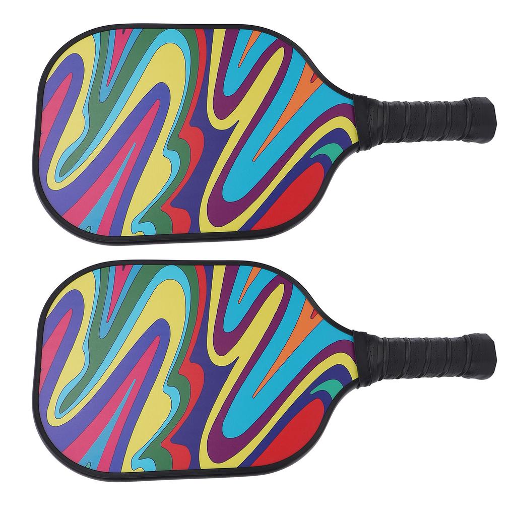 1 Pair Pickleball Paddle Fiberglass Enlarge Plate PVC Edging Beehive Pickleball Training Paddle for