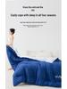 Deep Sleep Pro Temperature-Control Knitted Quilt: All-Season Warmth, Machine Washable for Spring, Autumn, and Winter.