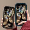 Shining Fantasy Tree Butterfly Case For Samsung Galaxy S26 Ultra S25 Edge S24 Plus S23 S22 S21 FE A54 A15 A25 A35 A55 A16 A26 A36 A56 A17 A37 A57 5G