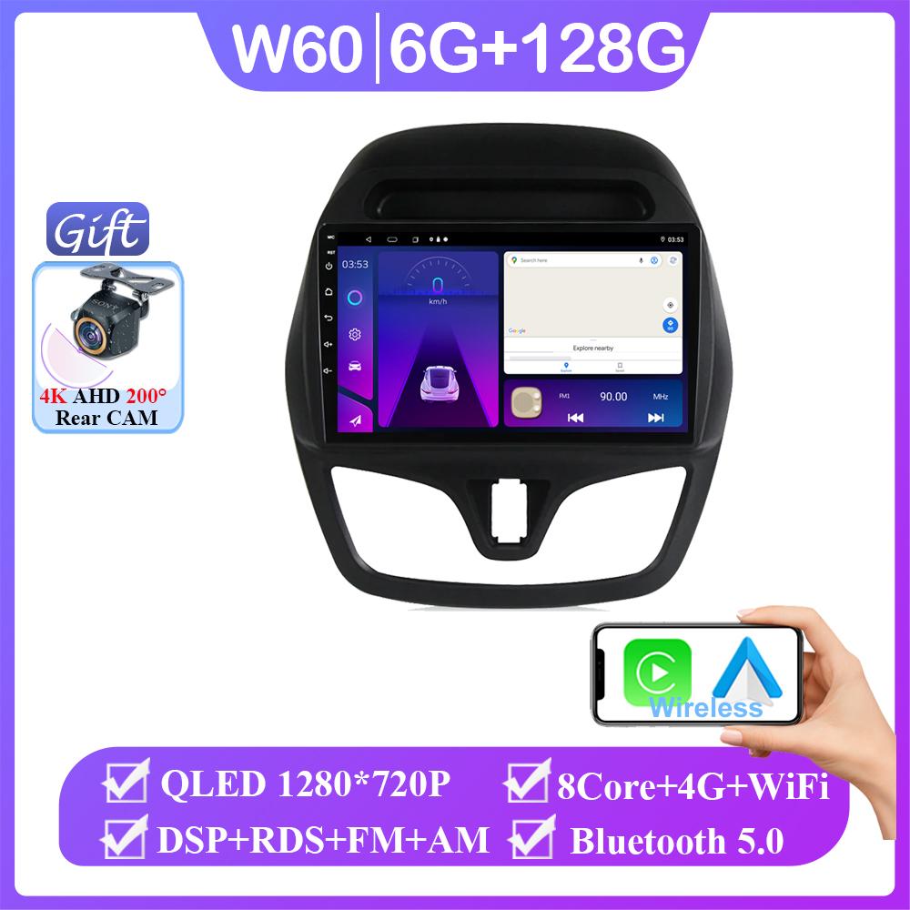7862 WIFI For Chevrolet Spark Beat 2015 - 2018 Android Auto Car Radio Multimedia Video Player GPS Navigation Carplay Rear camera
