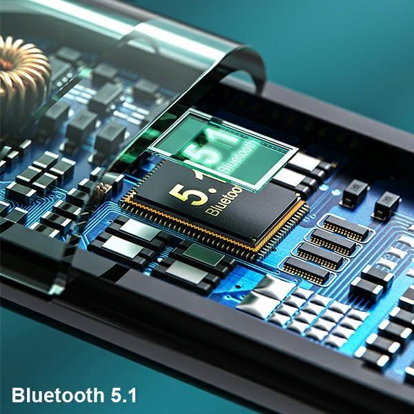 Słuchawki Bluetooth 5.3 AWEI T12P TWS z stacją dokującą Czarne