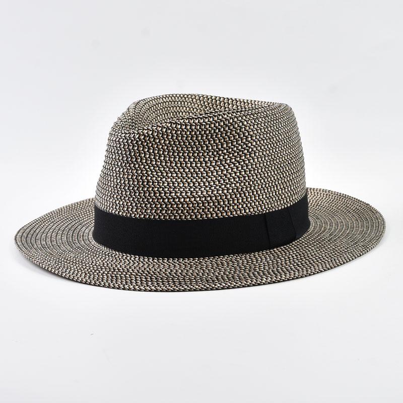 Summer Panama Straw Hats for Women Men Outdoor UV Protection Beach Sun Hat Jazz Cap Fedora