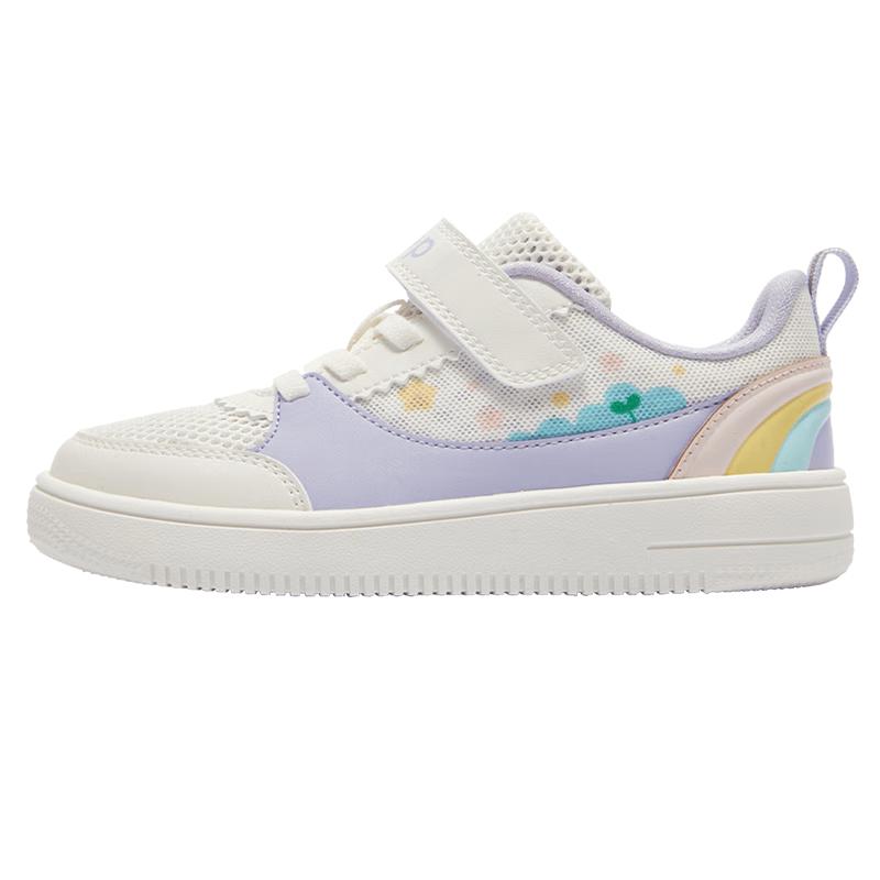 XTEP Girls Flower-Decorated Board Shoes 32
