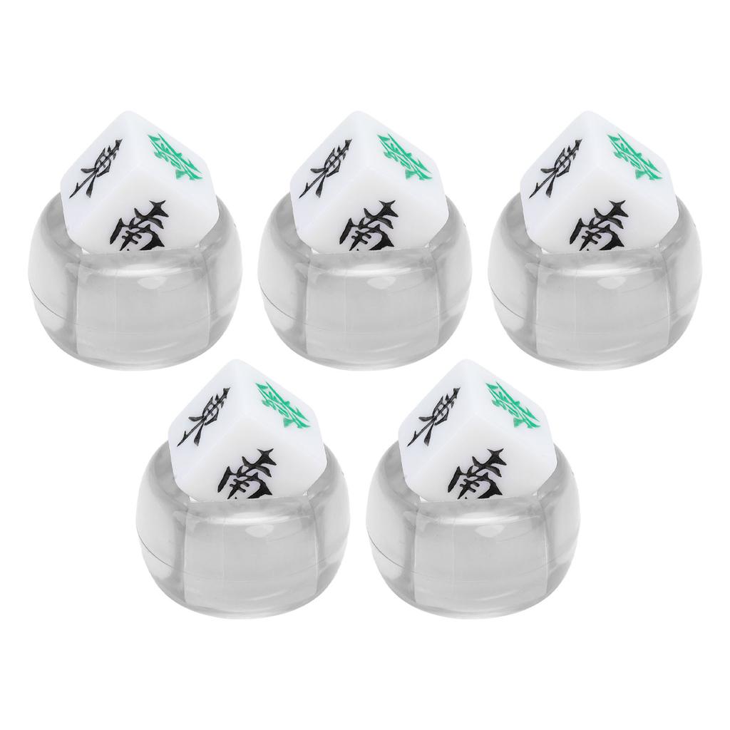5Pcs Mahjong Wind Direction Dice East South West North Sphere Entertainment Game Dice
