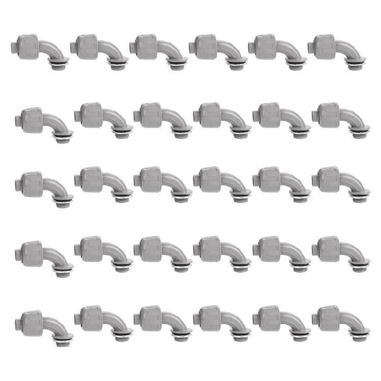Industrial PVC Conduit Connectors Weatherproof Liquid Tight Designs Conduit Adapters set for Outdoor Electrical Conduits