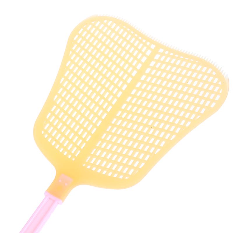 1 Stück Haushalt Plastik Fliegenfalle Mückenschläger Fliegenkiller Hand Manuell Klatsche 48*11cm Mücken einfach eliminieren