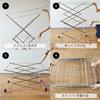 Oki Seisakusho Laundry Drying Indoor Foldable 2 Tiers 57 X 75 X Height 91 Wheels Compact Storage Tower Type Laundry Hanger 00355-5