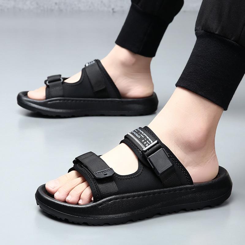 Fashion Sandals for Men Driving in Summer New Style for External Wear Anti Slip Anti Odor Cool Drag Beach Dual-use Men's Slippers