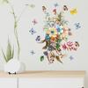 Sticker de perete detașabil Fluture colorat JS-N1632