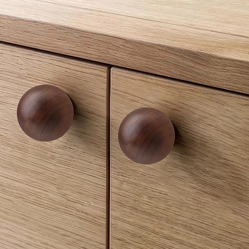 Holztürgriffe Kugelknauf Schubladengriffe Natur Buche Möbelgriffe Für Schränke Und Schubladen Knäufe Kleiderschrankgriffe