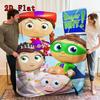 Super Why! Anime 2D Flat Pattern Flannel Blanket High quality All Seasons Warmth and Comfort Perfect for Christmas Gifts.PMT0914263