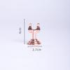 U Shape Name Card Display Stand Stainless Steel Picture Clips Name Card Holder  Table Accessories