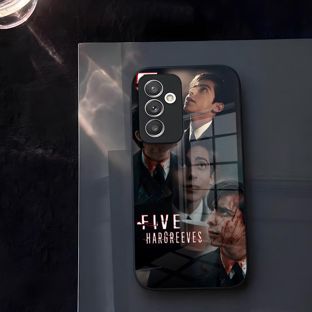 

Пять Харгривзов Академия Амбрелла Чехол для телефона Стекло для Samsung Galaxy S23 S24 S21 S22 S20 Ultra Fe Plus A34 A54 A24 A52 A53 M54 Samsung s22
