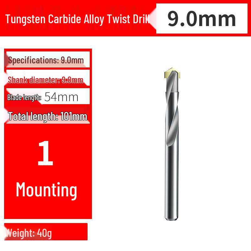 Premium Tungsten Steel Alloy Drill Bit - Super Hard, Stainless Steel Twist for Drilling