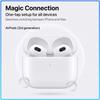 Ασύρματα Ακουστικά Bluetooth AirPods 3 Τύπου One Tap Pair Θήκη Φόρτισης Type-C Περιβαλλοντικός Στερεοφωνικός Ήχος Ελαφριά Άνετα Ακουστικά