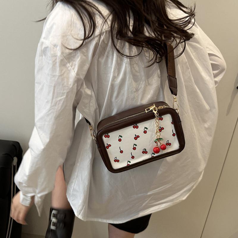 Summer New Stylish Small Square Bag Fashionable Simple Style Casual Crossbody Shoulder Bag Square Handbag Purse