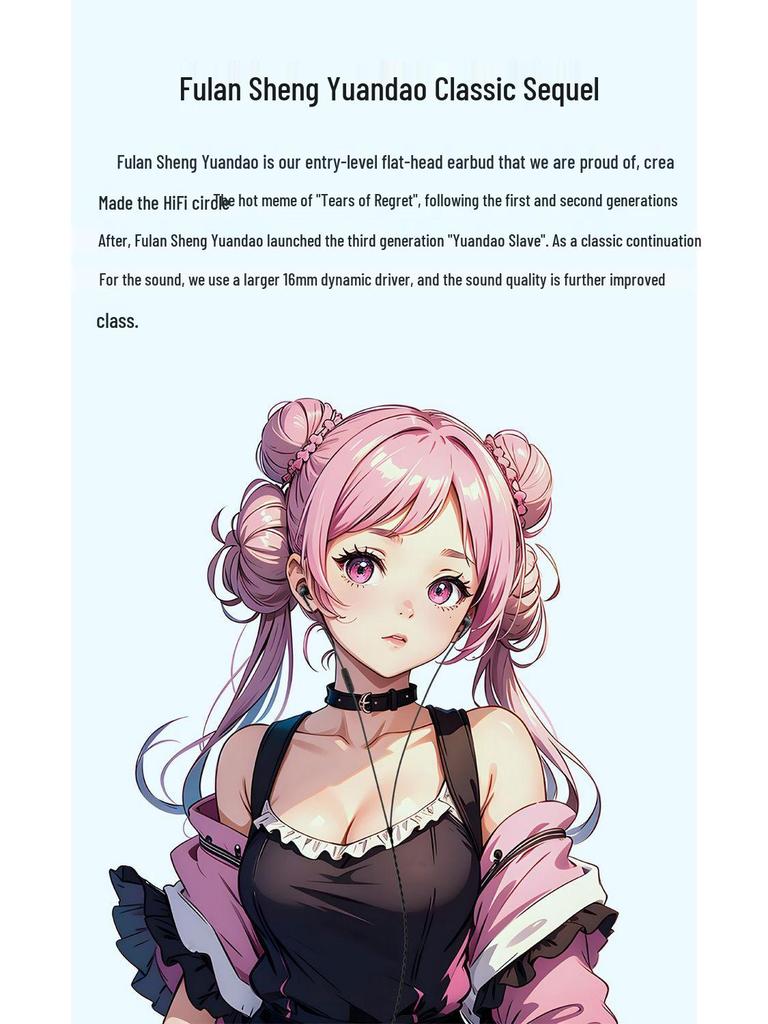 Third Generation HiFi Wired Type-C Headphones with Microphone