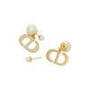 Dior Klassisches Buchstabenlogo Exquisite Ohrringe Damenohrringe Gold E1654TRIR-S301