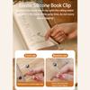 Desktop Book Stand Acrylic Reading Stand Lightweight Transparent Book Holder for Cooking Book Foldable 13 Gears Angle