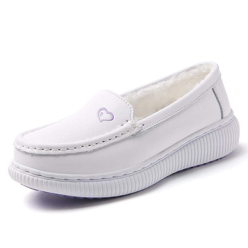 Plus Size Shoes for Women 36-42 Autumn Fashion Women Slip on Platform Wedges Comfortable Non-slip Nurse Shoes Work Footwear