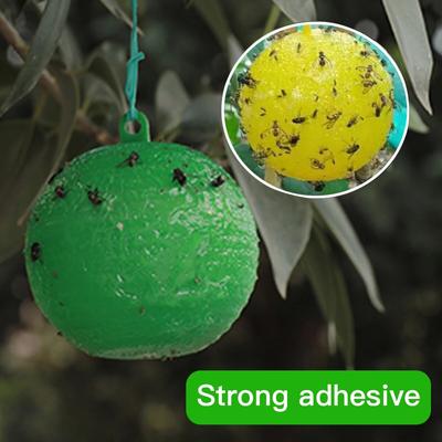 1pcs Fruit Fly Traps with Spherical Strong Adhesive To Trap Small Flying Insects and Pests In Orchard Farms