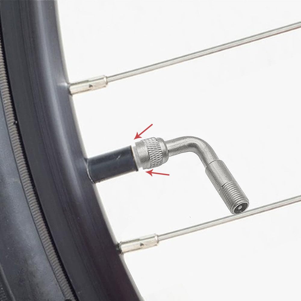 Motorcycle Air Pump Adapter 90° 90° Extension L Type L Word Air Valve for