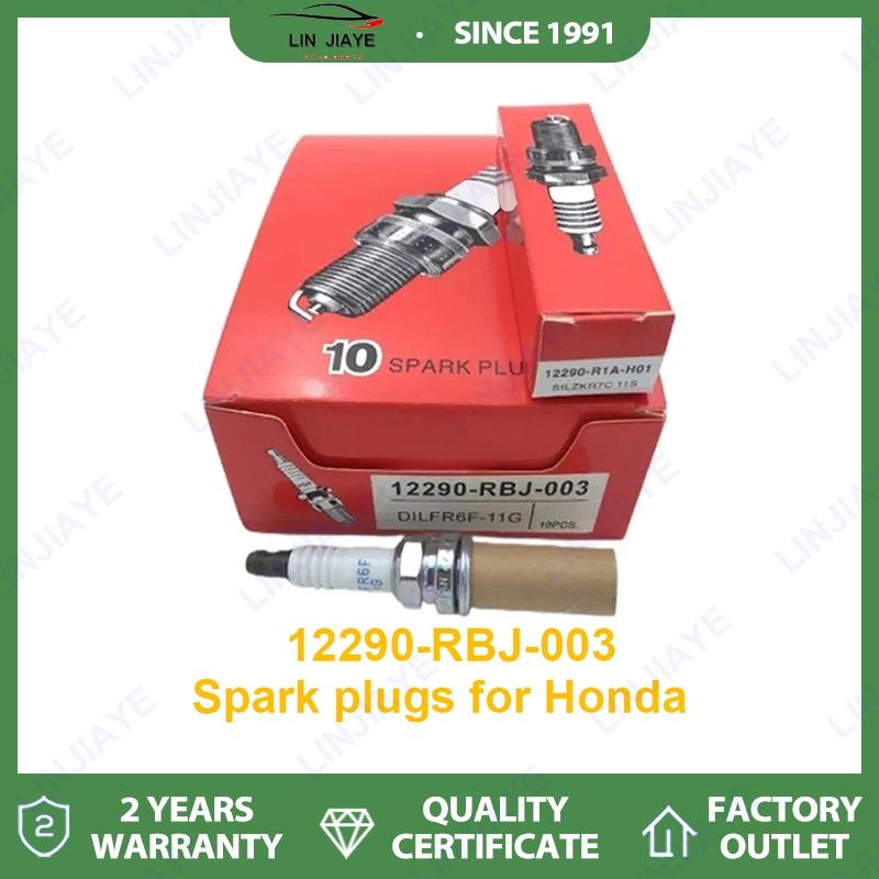 

4/8pcs Lot 12290-RBJ-003 DILFR6F11G Dual Iridium Spark Plug Fit For Honda ight 1.3L Hybrid Civic IX 1.5L 12290RBJ003 4pieces