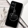 Cartoon Middle Finger For Realme 14 10 11 12 13 Pro Plus GT 6 6T 5 GT7 Pro C67 C61 C55 C53 C51 C21Y C25S C75 Case