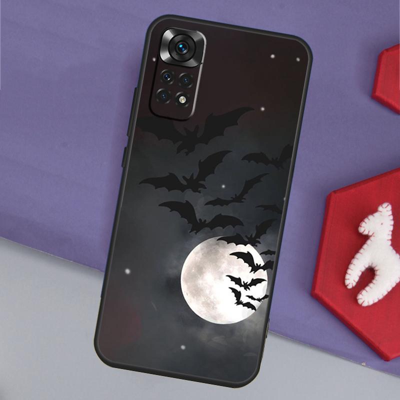 Gothic Horror Bats Full Moon Funda For Xiaomi Redmi Note 14 13 12 11 Pro 9 10 9S 10S 11S 12S Redmi 14C 10C 12C 13C Case