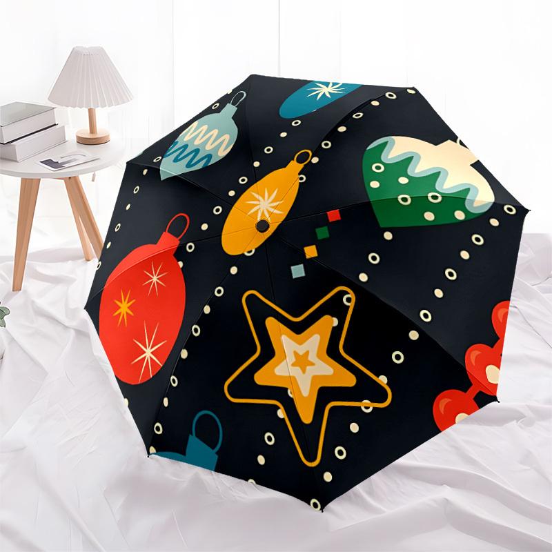 1pc Colorful Lights Open/Close Folding Umbrella - Raining Gear for Travel Umbrella, All- Portable Umbrella for & Men 8-Rib yy251229017
