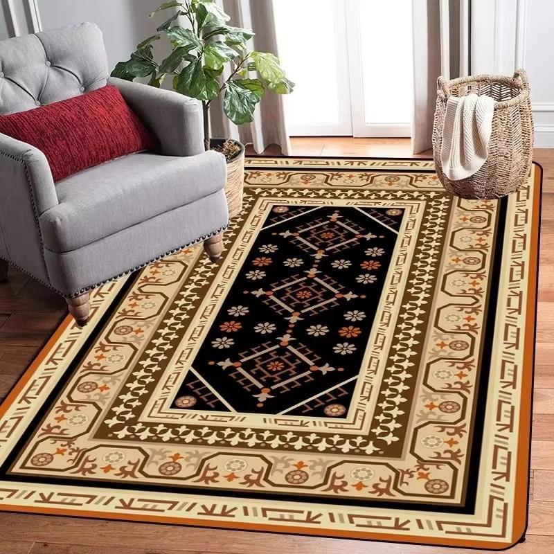 Large Size Large Carpet Raditional Oriental Vintage Area Rug Nordic Floor Mats European Door Area Old Printed Carpet Modern INS