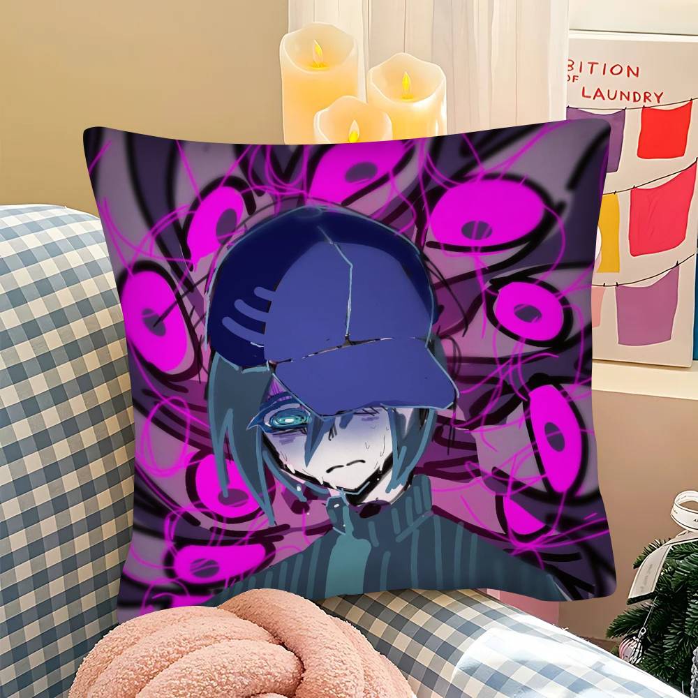 1Pc P-Shuichi Saihara Pillow Case Fashion Square Pillowcase Bedroom Sofa Room Ins Decoration Leisure
