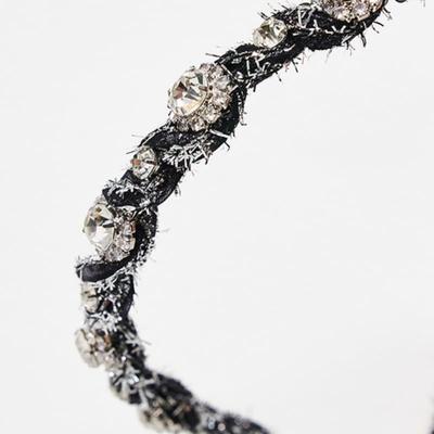 SORRY TOO MUCH LOVE Snow Flower Jewel Hairband_Black