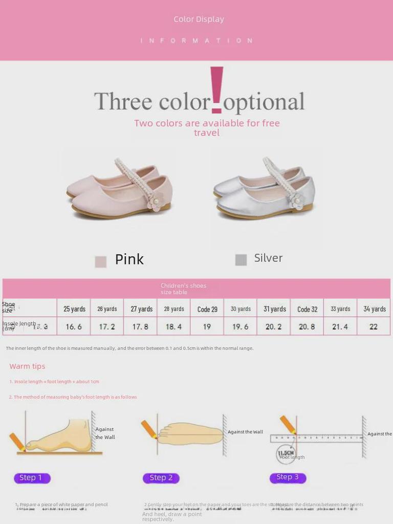 Girls' 2024 Spring/Autumn Leather Princess Shoes - Elegant Flat Dance Shoes for Kids