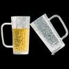 Shangqi Square Ice Pattern Glass Mug Set