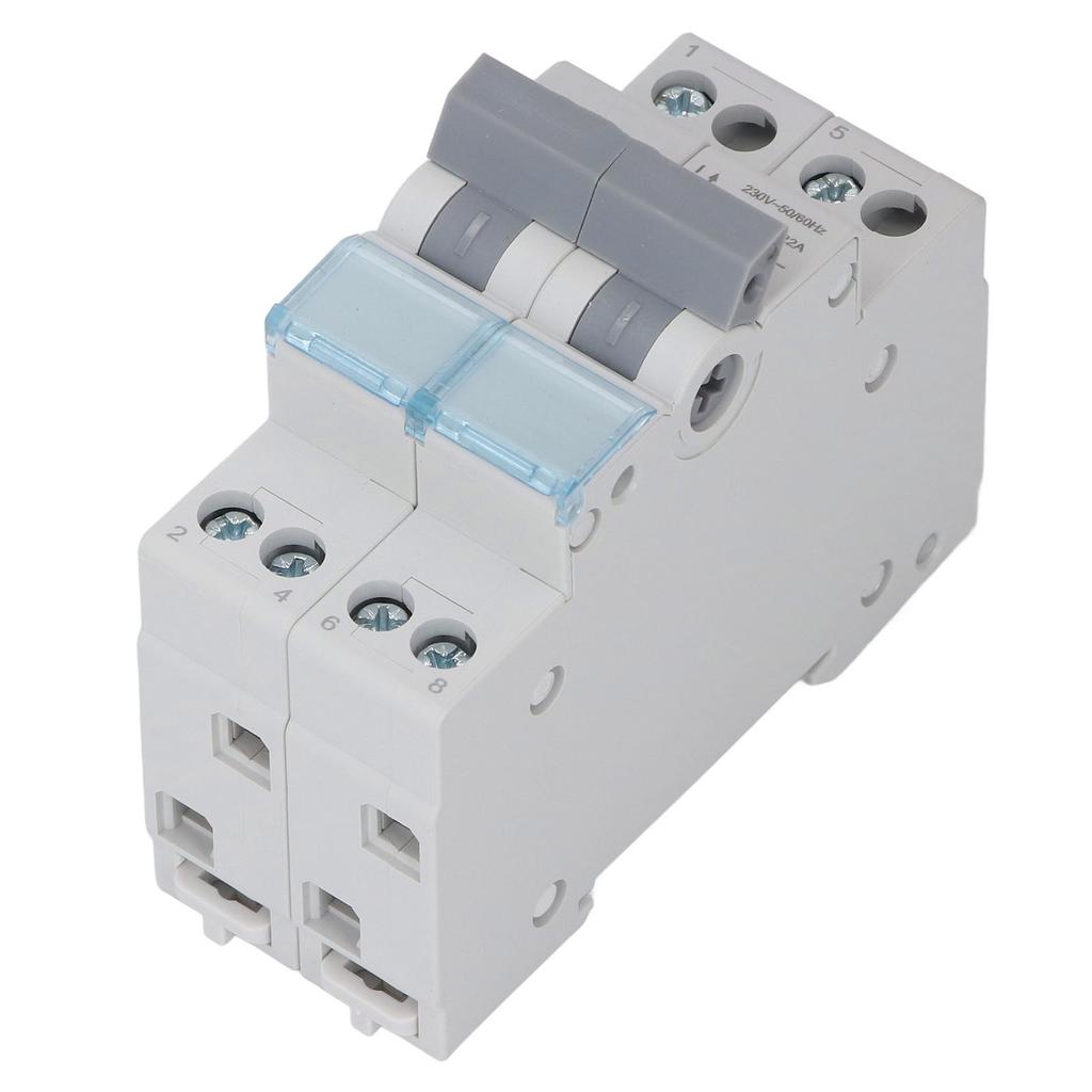 Manual Transfer Switch 2P 63A DIN35mm Rail Mount Double Power Generator Transfer Switch