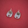 S925 Sterling Silver 'Fa' Character Chinese Coin Pendant Necklace Charm for DIY Beading and Weaving