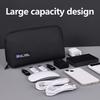 Functional Power Bank, USB, Charger, Cord, & Cable Travel Storage Bag; Waterproof Organizer for Hard Disk